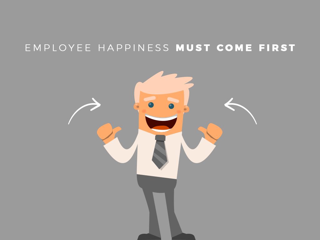 Employee Happiness Must Come First