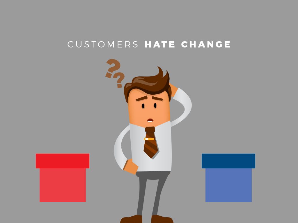 Customers Hate Change