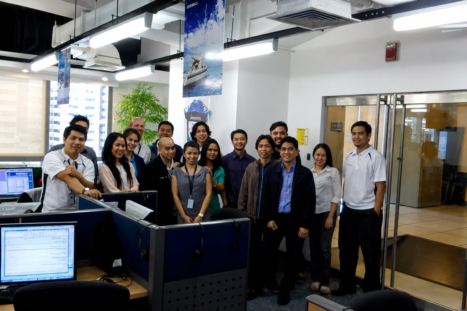 The inaugural Garmin support team in Manila
