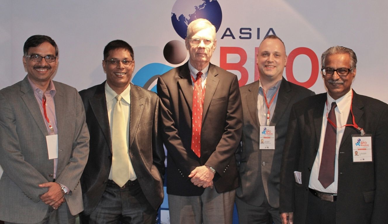 Ralf Ellspermann with fellow delegates at the Asia BPO Summit