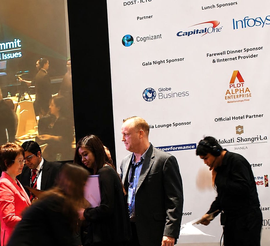 Ralf Ellspermann at the International Outsourcing Summit in Manila