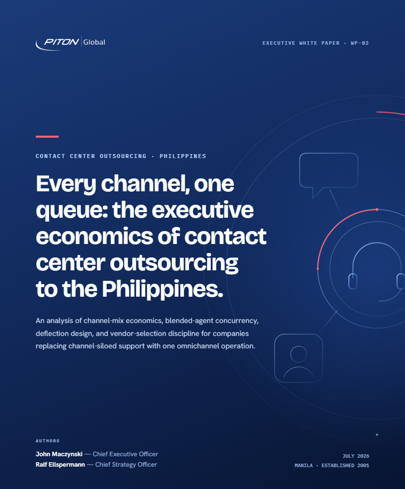 White paper cover &mdash; PITON-Global Executive White Paper WP-02