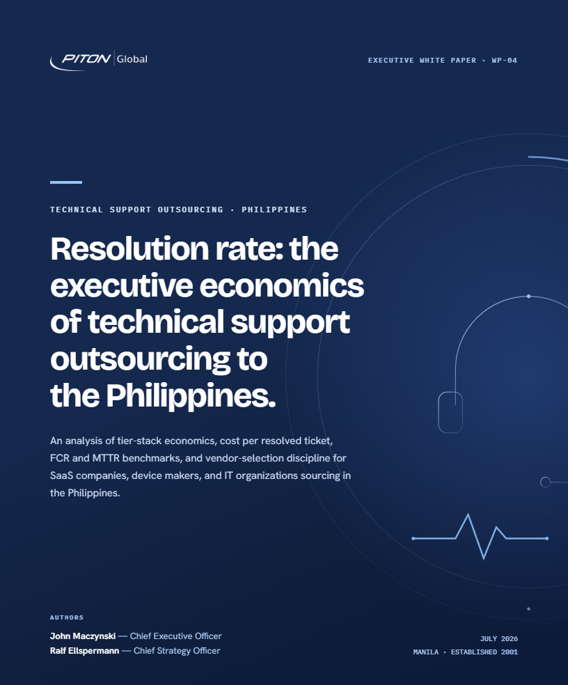 White paper cover — PITON-Global Executive White Paper WP-04