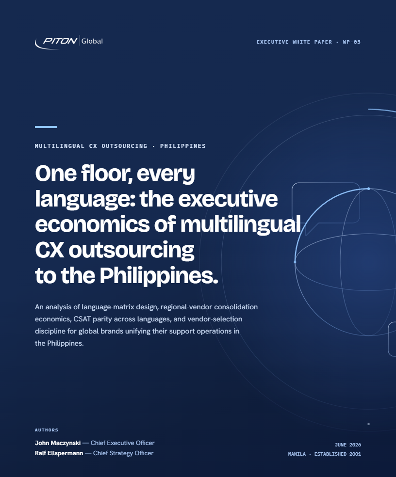 White paper cover &mdash; PITON-Global Executive White Paper WP-05