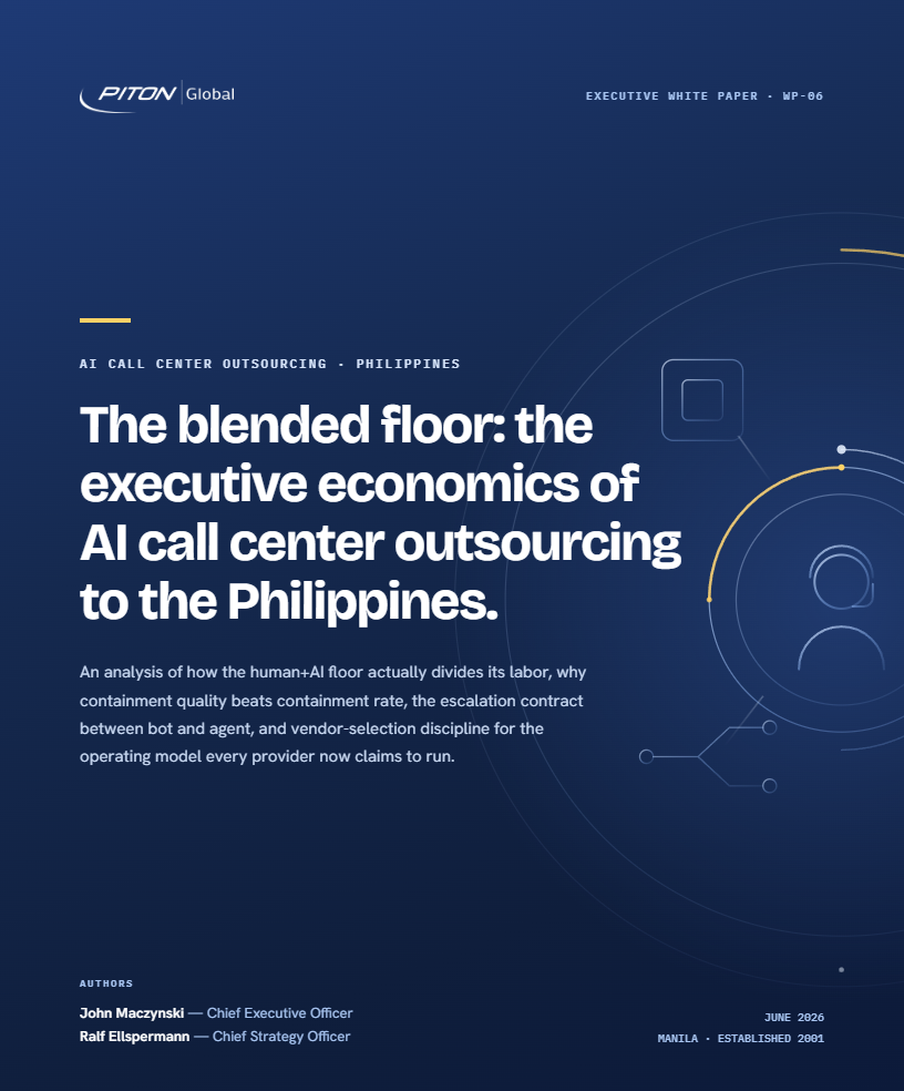 White paper cover &mdash; PITON-Global Executive White Paper WP-06