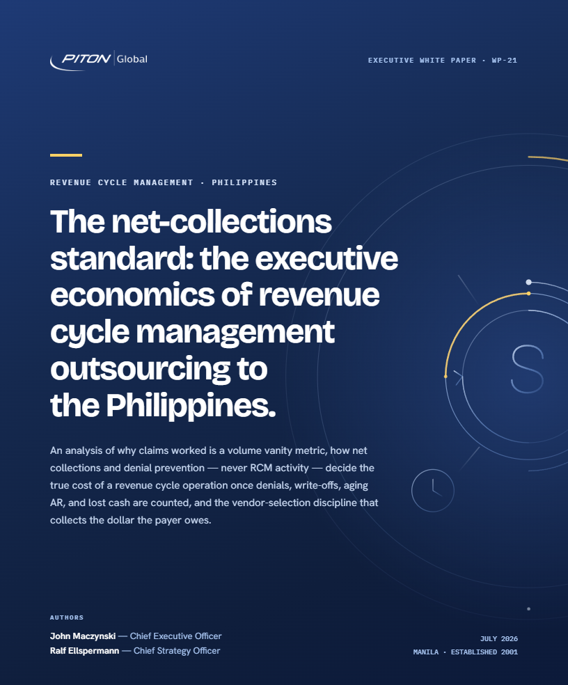 WP-21 Revenue Cycle Management Outsourcing white paper cover
