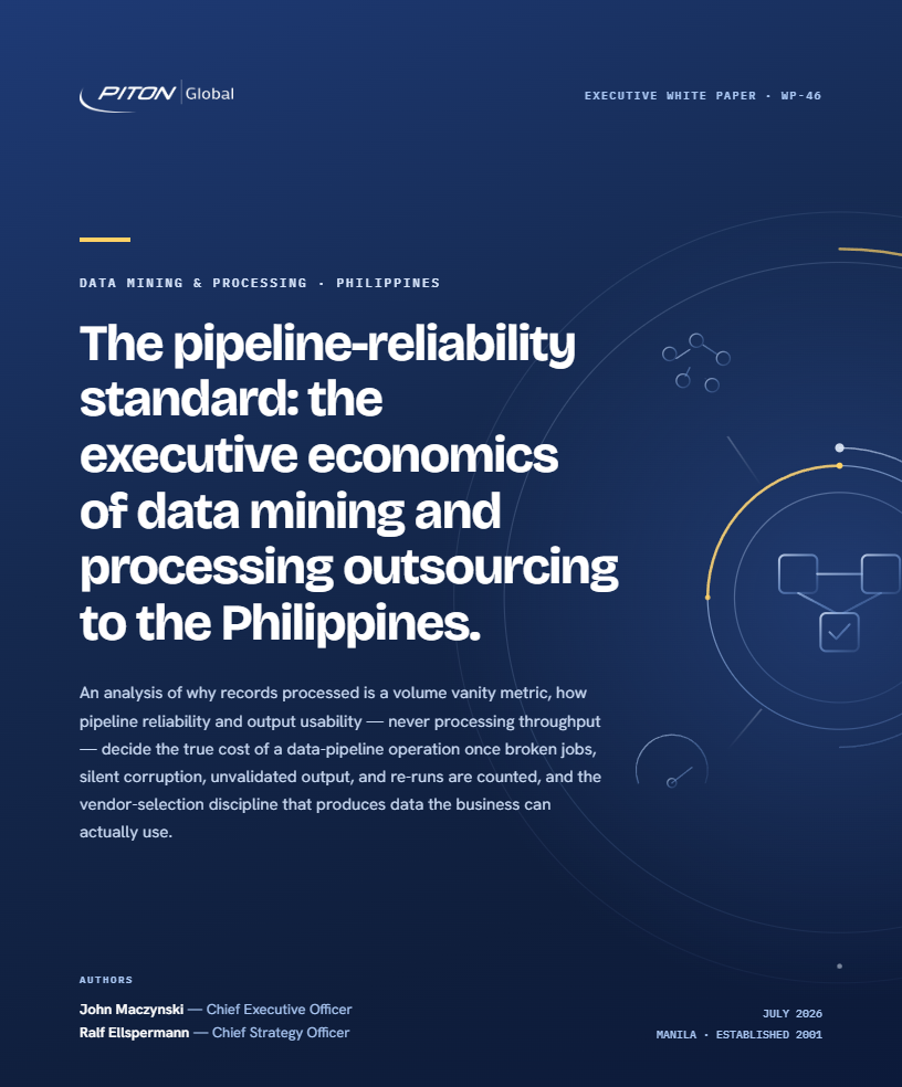 WP-46 Data Mining & Processing Outsourcing white paper cover