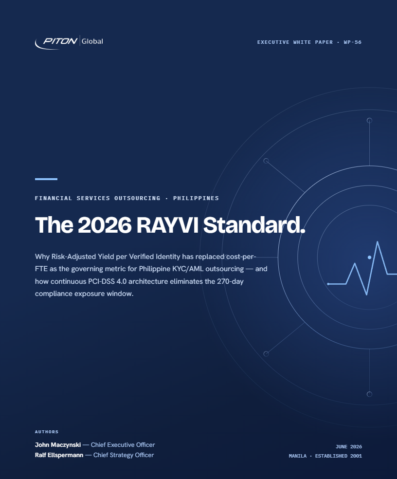 White paper cover &mdash; The 2026 RAYVI Standard