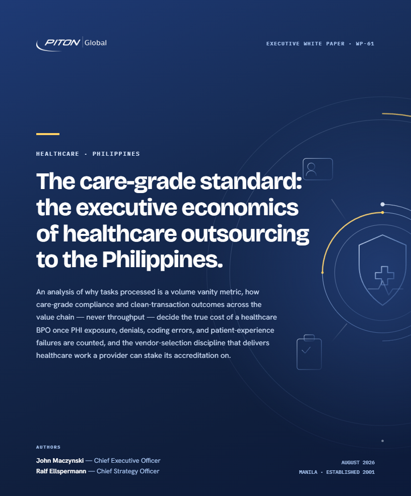 WP-61 Healthcare Outsourcing white paper cover