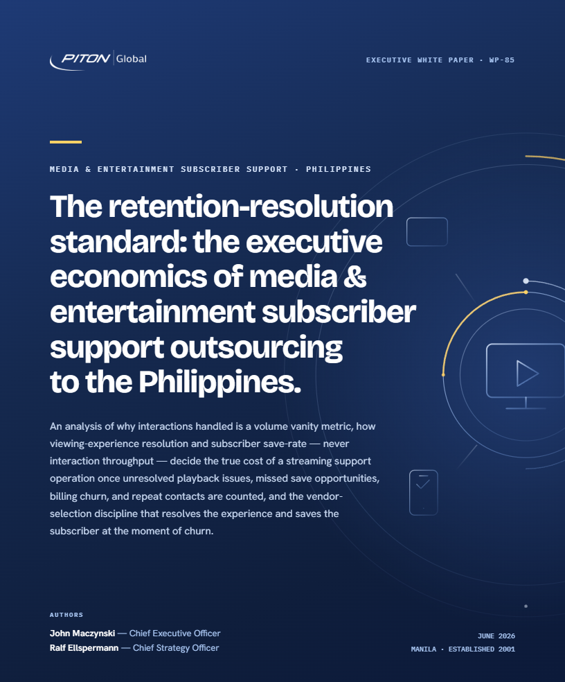 WP-85 Media & Entertainment Subscriber Support white paper cover