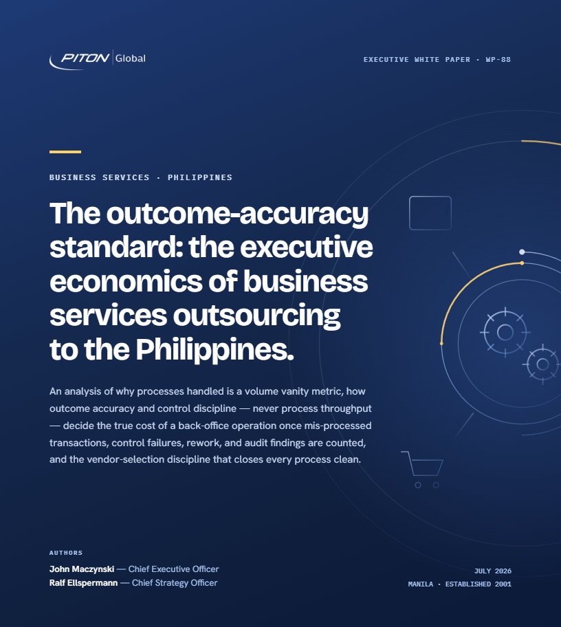 WP-88 Business Services Outsourcing white paper cover