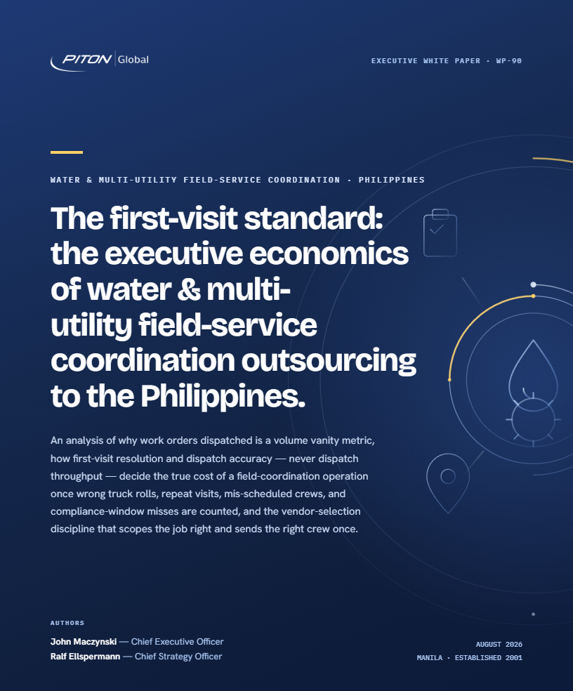 WP-90 Water & Multi-Utility Field-Service Coordination white paper cover