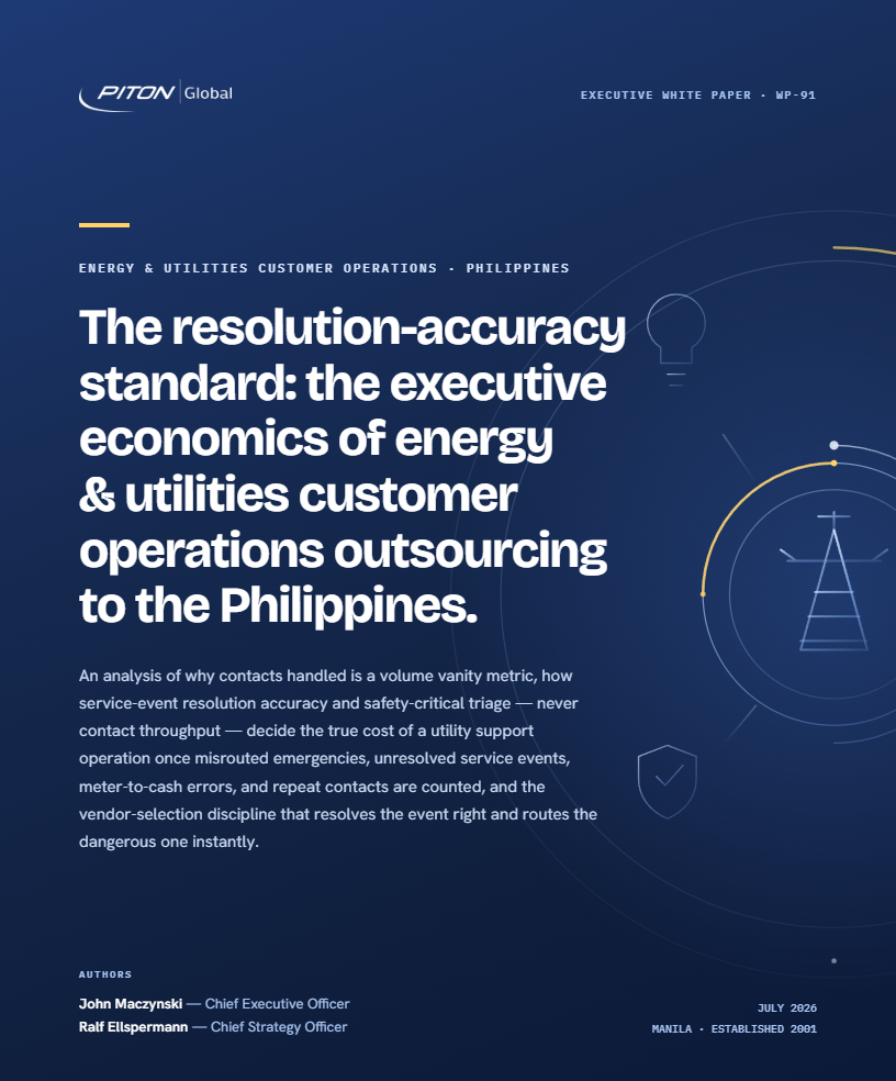 WP-91 Energy & Utilities Customer Operations white paper cover