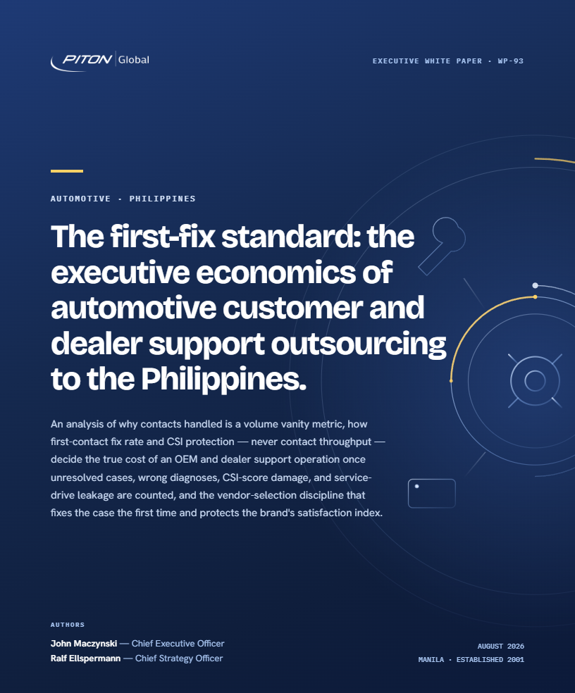 WP-93 Automotive Outsourcing white paper cover