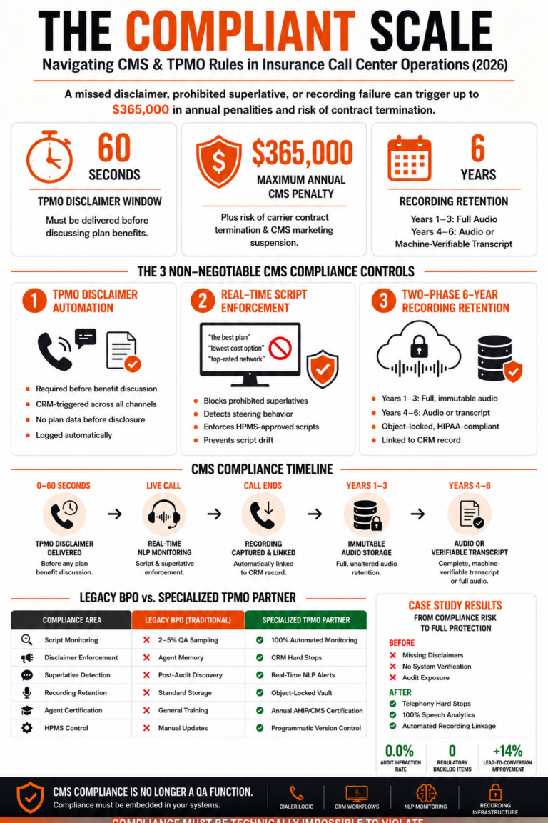 The Compliant Scale: Navigating CMS and TPMO Rules in Insurance Call ...