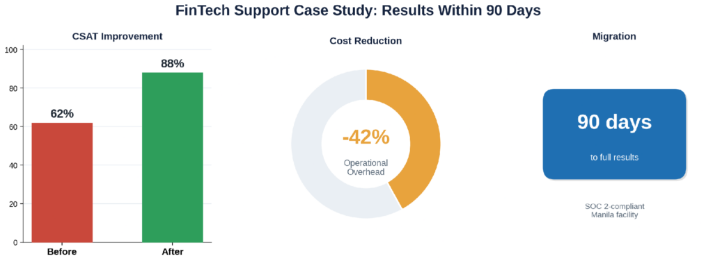 FinTech support performance-measurement case study results