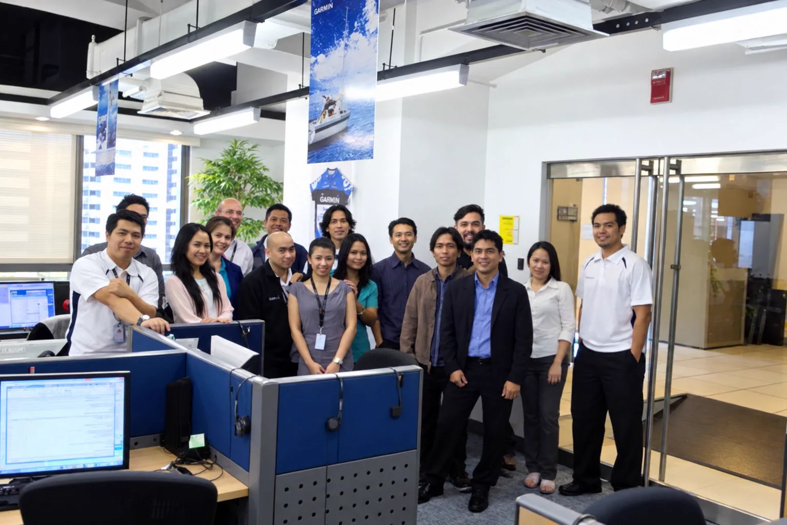 The inaugural Garmin support team in Manila