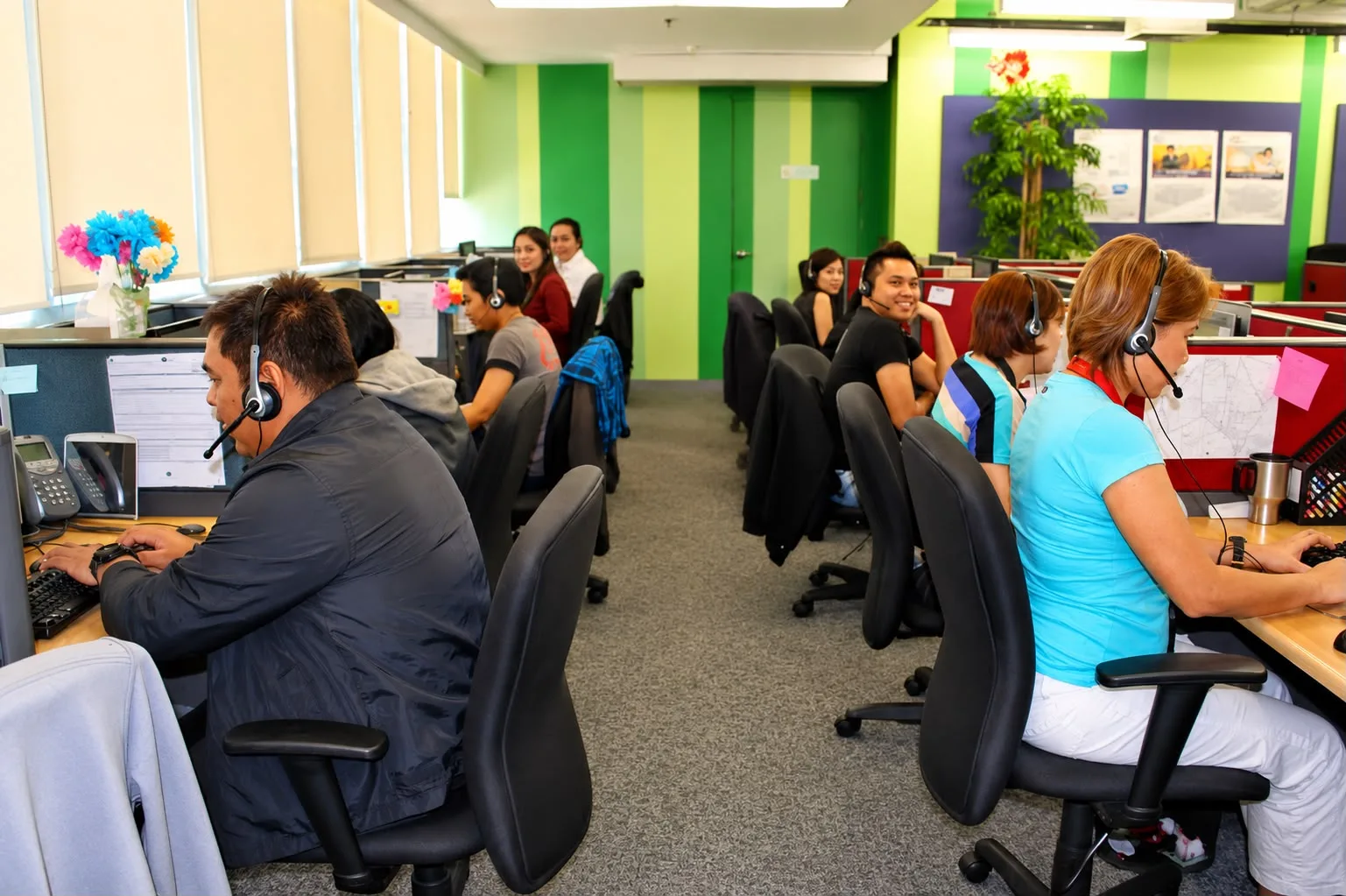 The NDY support team in Manila