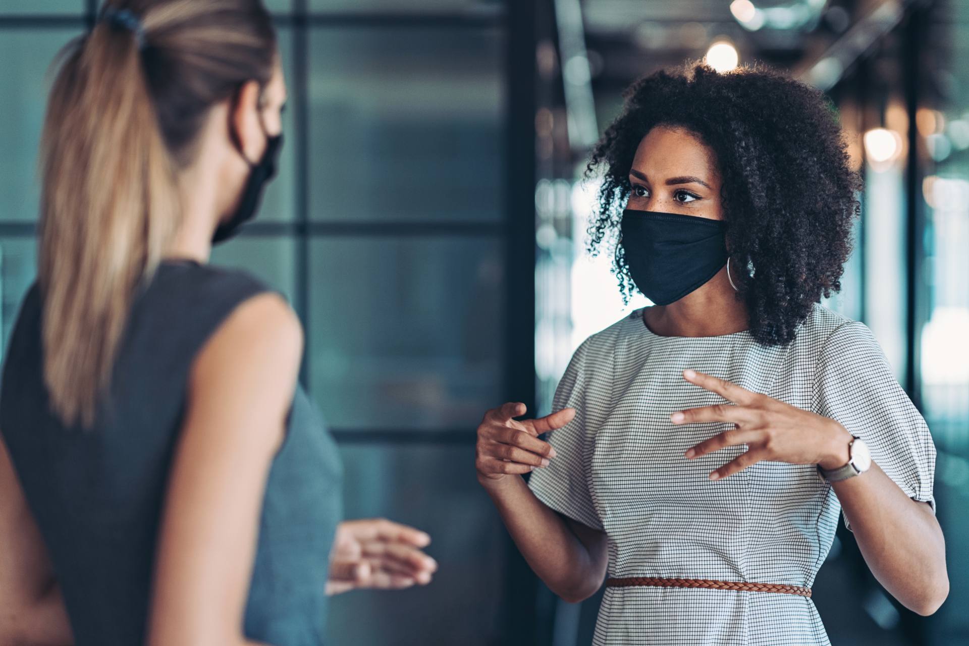 Business services professionals discussing a project at a Philippine outsourcing office