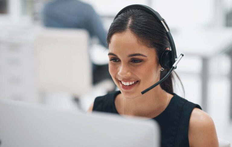 Policy administration agent with a headset servicing a policy, for a post on policy administration system migration