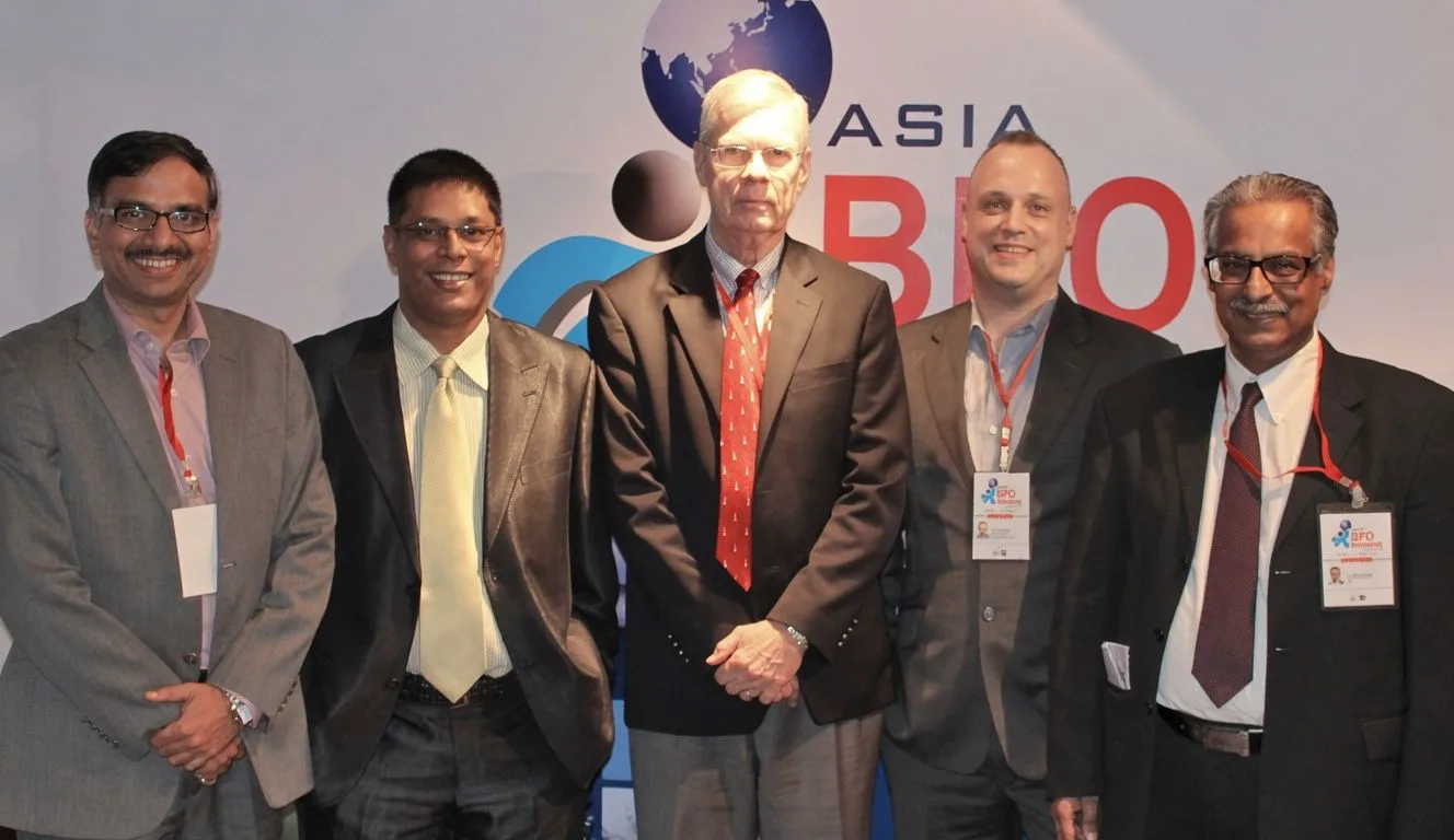 Ralf Ellspermann with fellow delegates at the Asia BPO Summit