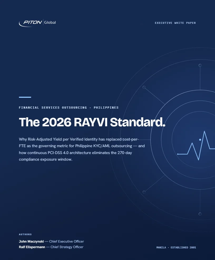 White paper cover — The 2026 RAYVI Standard