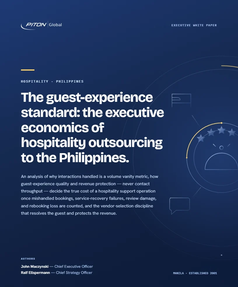 Hospitality Outsourcing white paper cover