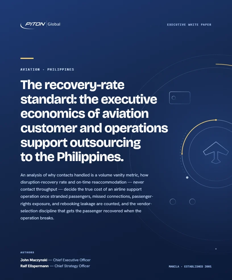Aviation Outsourcing white paper cover