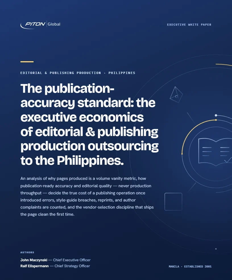 Editorial & Publishing Production white paper cover
