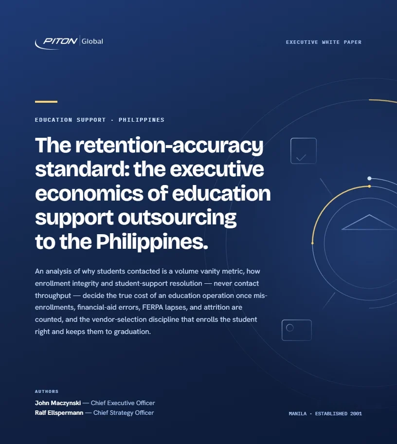 Education Support Outsourcing white paper cover